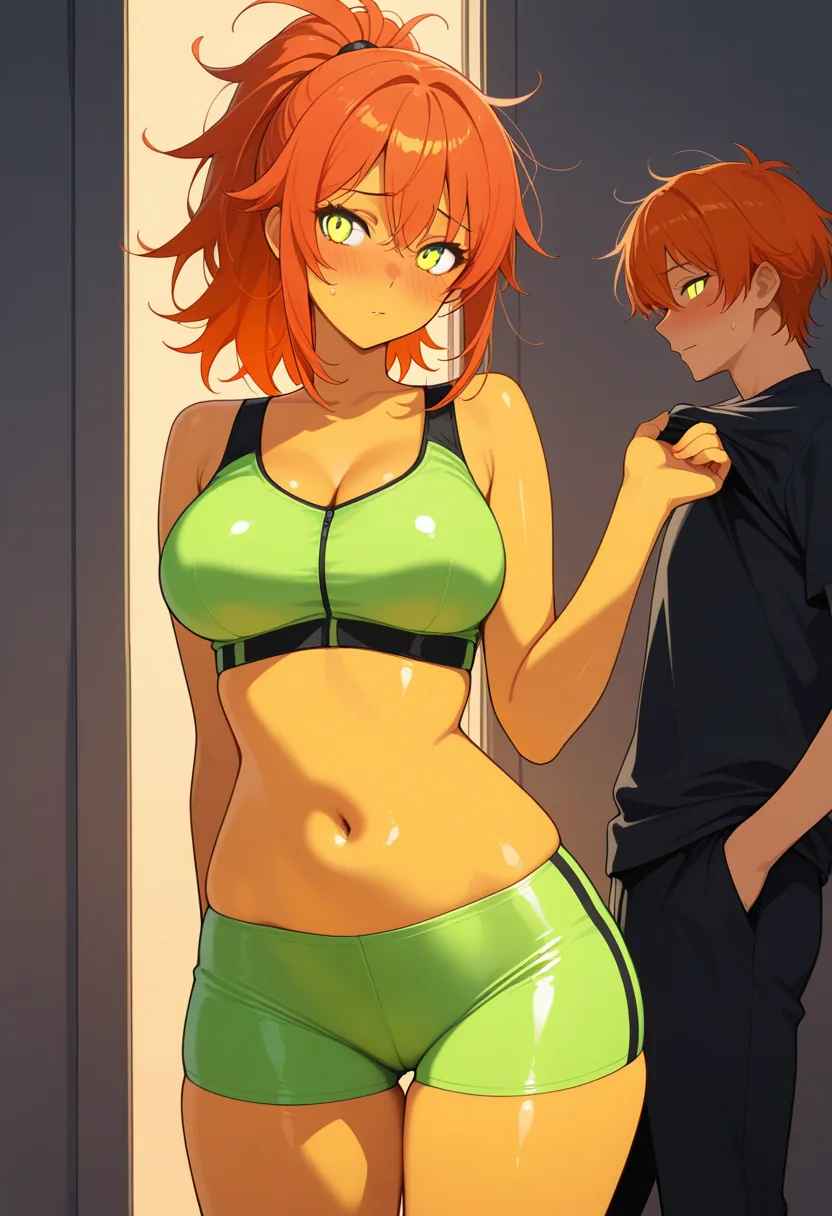 Story 55: Watching The Sunset — panel 3 — shirt removal
